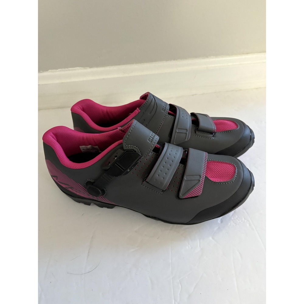 Shimano Me Series Mtb Spd Cycling Shoes Eu 40 Gray Pink Torbal Ratchet Clipless